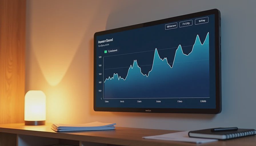 Energy dashboard graph showing heat-pump power use during a cold January period
