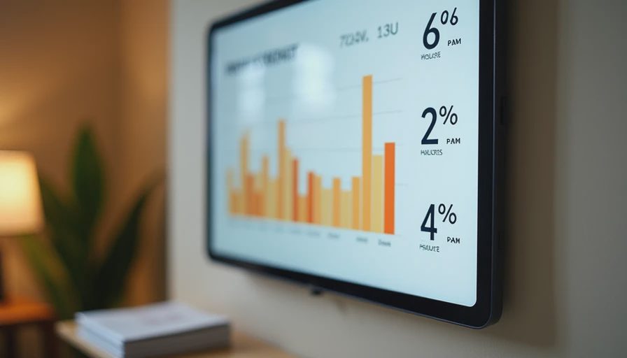 Home energy dashboard showing peak and off-peak hourly usage graph