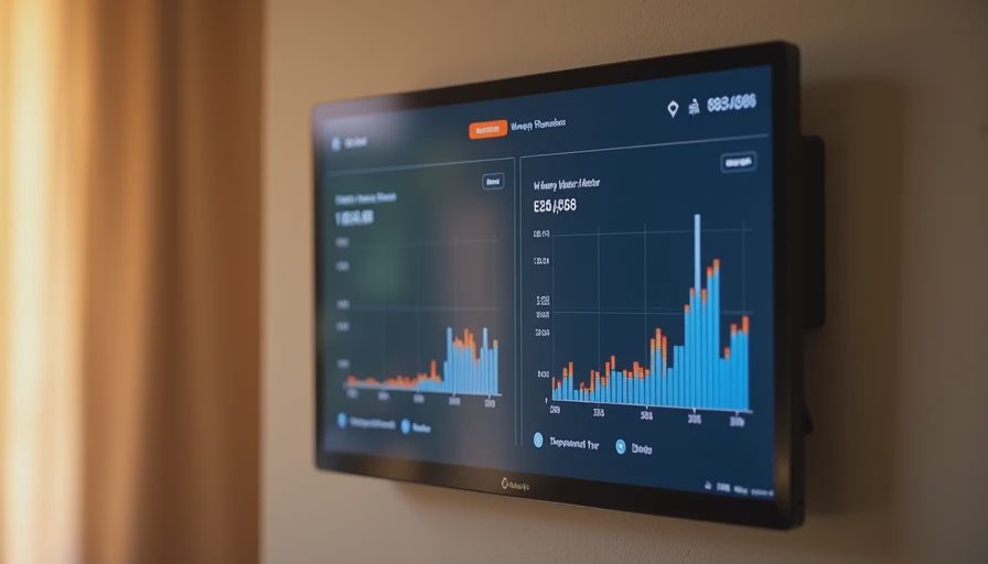 Dashboard graph comparing old resistance and new heat-pump water-heater power use