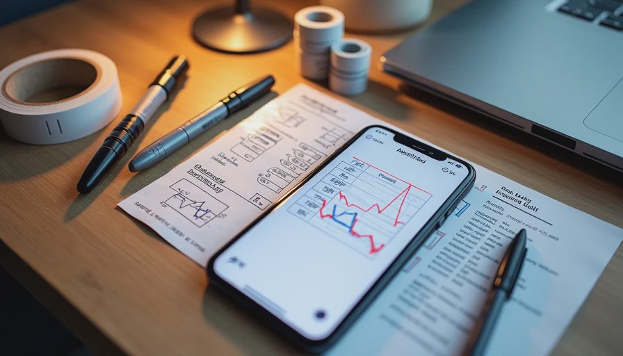 Smartphone energy graph and corrected paper panel schedule during circuit mapping