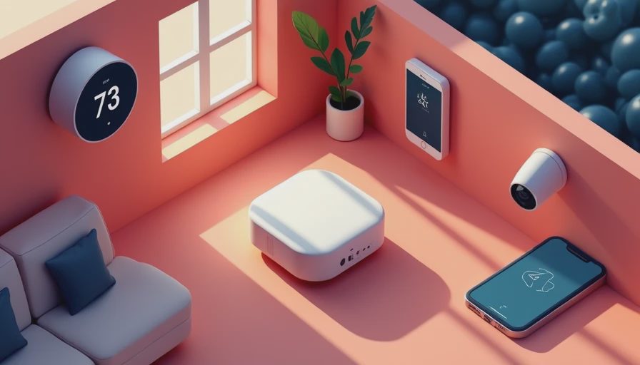 Illustration for automation smart home