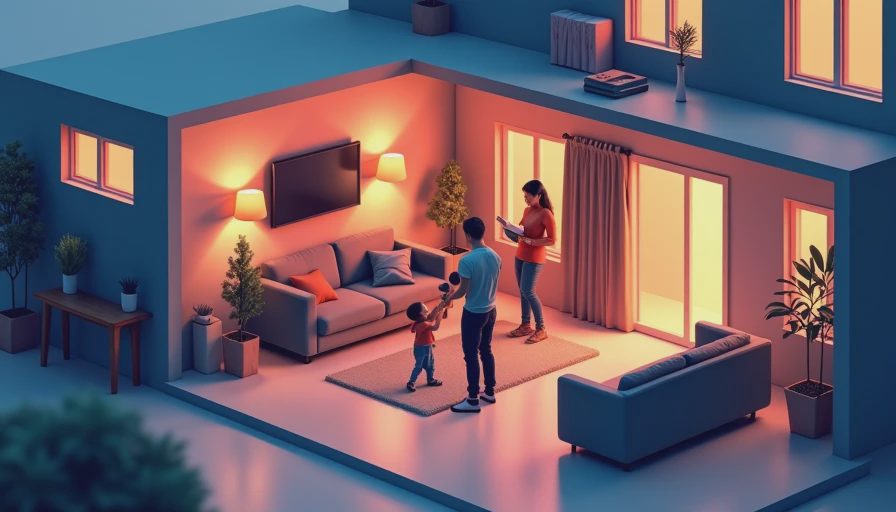 Visual context for smart home automation ideas