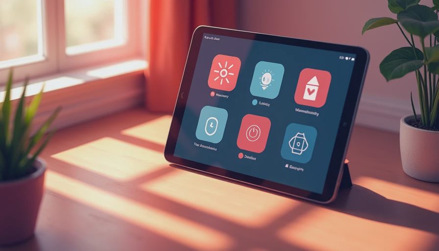 Illustration for smart home automation ideas