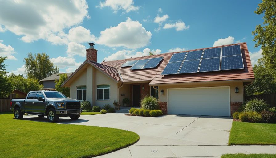 Visual context for solar panel kits for home