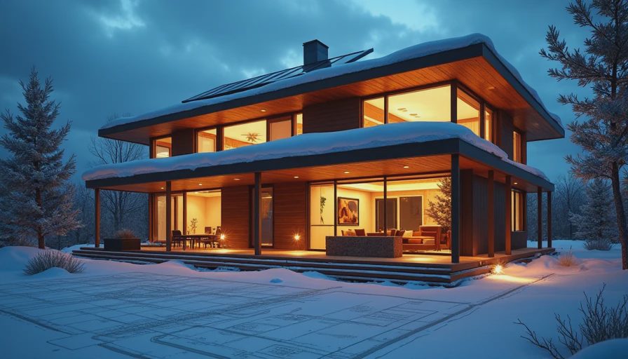 Visual context for energy efficient home designs